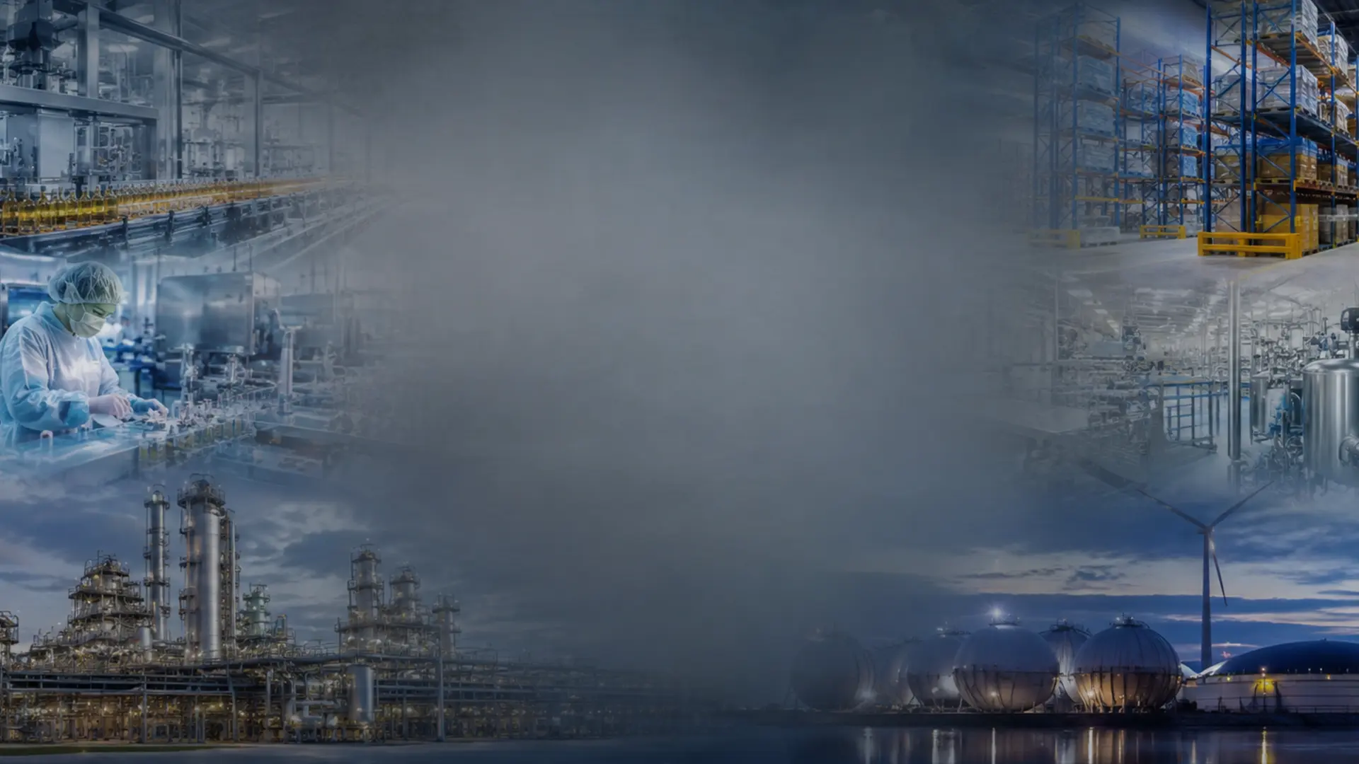 Manufacturing, process, warehouse and energy industries